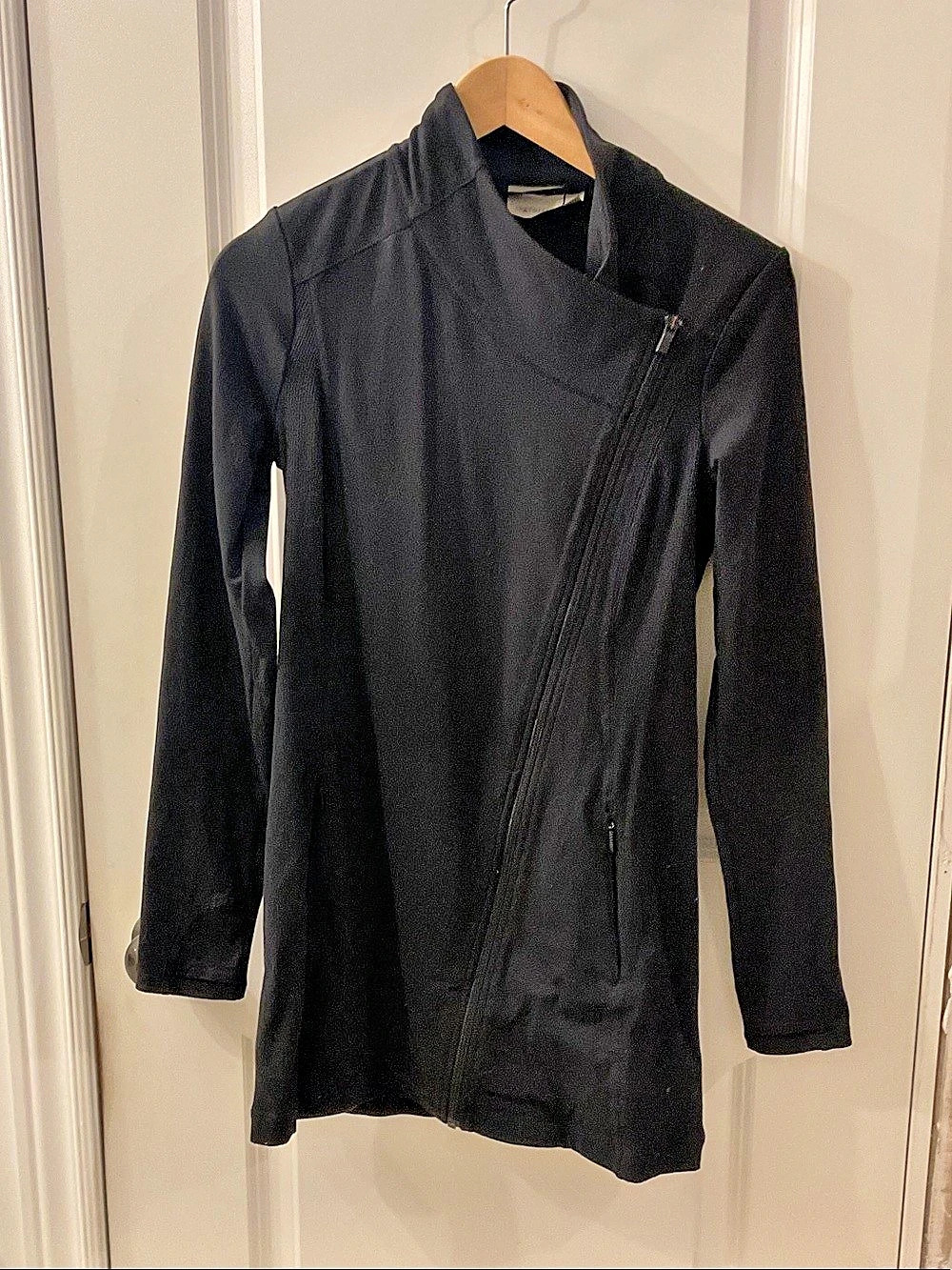 Athleta Black Zip Jacket Size XS